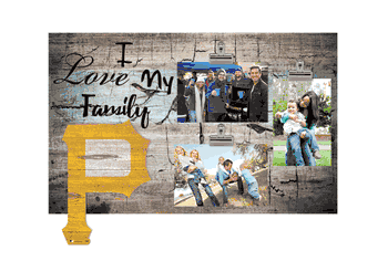 Pittsburgh Pirates I Love my Family Clip Frame