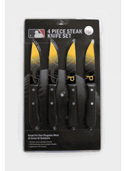 Pittsburgh Pirates Knife Set - Steak - 4 Pack