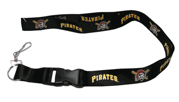Pittsburgh Pirates Lanyard - Breakaway with Key Ring