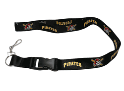 Pittsburgh Pirates Lanyard - Breakaway with Key Ring