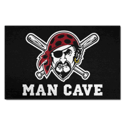 Pittsburgh Pirates Man Cave Starter Mat Accent Rug - 19in. x 30in.