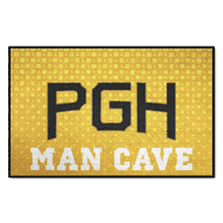 Pittsburgh Pirates Man Cave Starter Mat Accent Rug - 19in. x 30in.