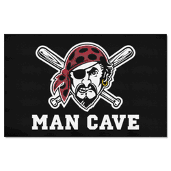 Pittsburgh Pirates Man Cave Ulti-Mat Rug - 5ft. x 8ft.