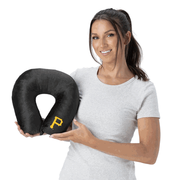 Pittsburgh Pirates MLB Black Neck Pillow