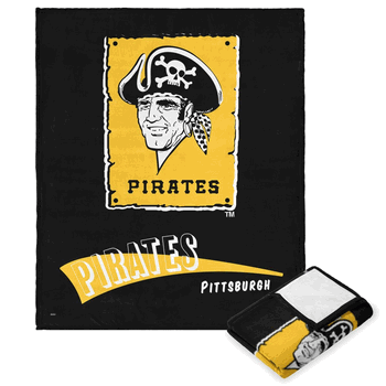 Pittsburgh Pirates MLB CC Throwback Silk Touch Throw Blanket