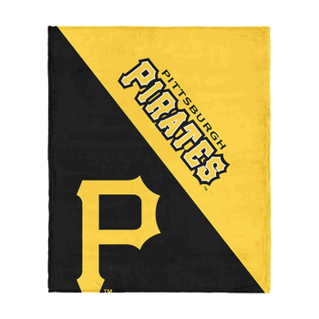 Pittsburgh Pirates MLB Halftone Silk Touch Throw Blanket 46x60 inches