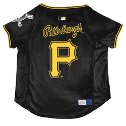 Pittsburgh Pirates Pet Stretch Jersey  - Medium