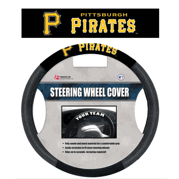 Pittsburgh Pirates Poly-Suede Steering Wheel Cover