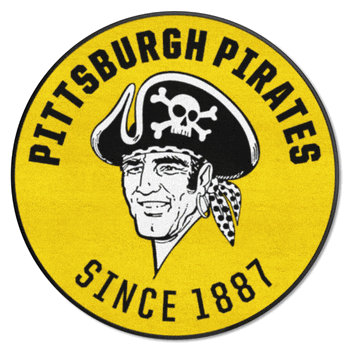 Pittsburgh Pirates Roundel Rug - 27in. Diameter1977