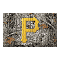 Pittsburgh Pirates Rubber Scraper Door Mat Camo