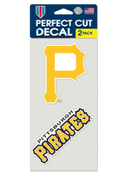 Pittsburgh Pirates Set of 2 Die Cut Decals