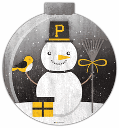 Pittsburgh Pirates Snowglobe 12in Wall Art