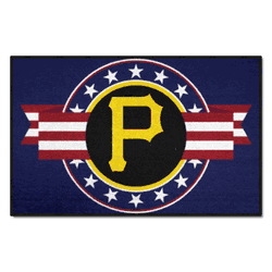 Pittsburgh Pirates Starter Mat Accent Rug - 19in. x 30in. Patriotic Starter Mat