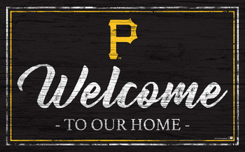 Pittsburgh Pirates Team Color Welcome 11x19 Sign