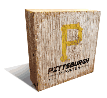 Pittsburgh Pirates Team Logo Block 6X6