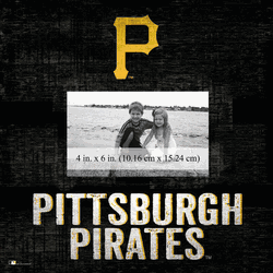 Pittsburgh Pirates Team Name Frame 10"x10"