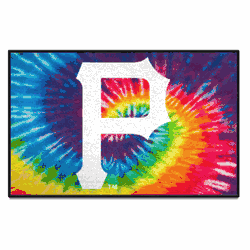 Pittsburgh Pirates Tie Dye Starter Mat Accent Rug - 19in. x 30in.