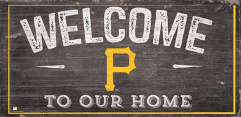 Pittsburgh Pirates Welcome Distressed Sign