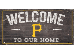 Pittsburgh Pirates Welcome Distressed Sign