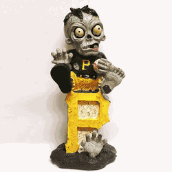 Pittsburgh Pirates Zombie Figurine - On Logo CO
