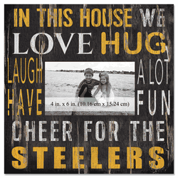 Pittsburgh Steelers 10x10 In This House Frame