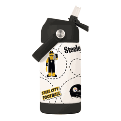Pittsburgh Steelers 12oz Mascot SS Kids Bottle