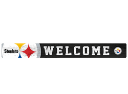 Pittsburgh Steelers 16in. Welcome Strip
