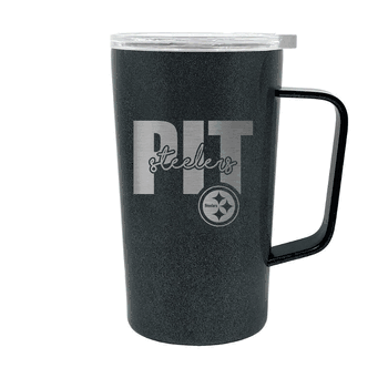 Pittsburgh Steelers 18oz Onyx Hustle Travel Mug