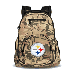 Pittsburgh Steelers 19" Premium Laptop Backpack, Camo