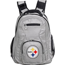 Pittsburgh Steelers 19" Premium Laptop Backpack, GRAY