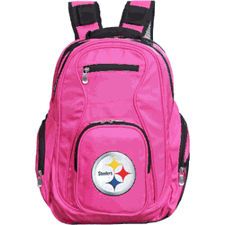 Pittsburgh Steelers 19" Premium Laptop Backpack, Pink