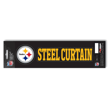 Pittsburgh Steelers 2 Piece Team Slogan Decal Sticker Set