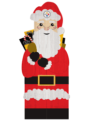 Pittsburgh Steelers 31" Santa Leaner