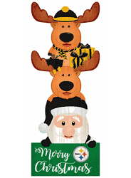 Pittsburgh Steelers 31" Santa Stack Leaner