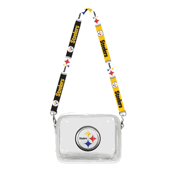 Pittsburgh Steelers 3D Logo Clear Fanny Fan Purse