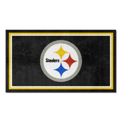 Pittsburgh Steelers 3ft. x 5ft. Plush Area Rug