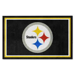 Pittsburgh Steelers 4ft. x 6ft. Plush Area Rug