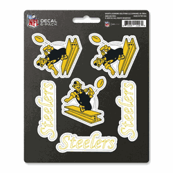 Pittsburgh Steelers 6 Count Mini Decal Sticker Pack