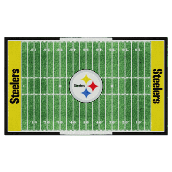 Pittsburgh Steelers 6 ft. x 10 ft. Plush Area Rug