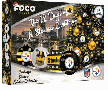Pittsburgh Steelers Advent Calendar Ball Ornament