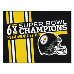 Pittsburgh Steelers All-Star Rug - 34 in. x 42.5 in. Plush Area Rug