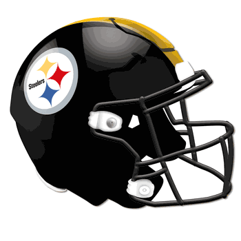 Pittsburgh Steelers Authentic Helmet Cutout 24