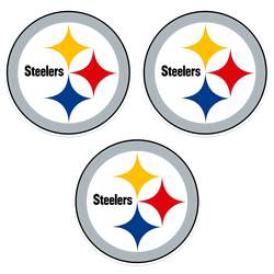 Pittsburgh Steelers Auto Decal 3 Pack
