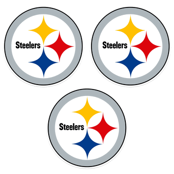 Pittsburgh Steelers Auto Decal 3 Pack
