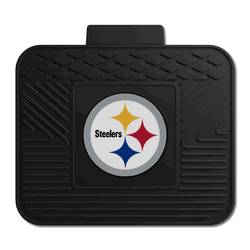 Pittsburgh Steelers Back Seat Car Utility Mat - 14in. x 17in.