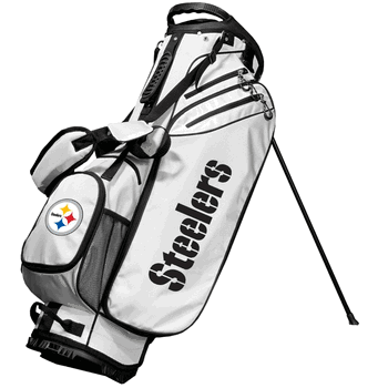 Pittsburgh Steelers Birdie Golf Stand Bag - White