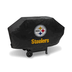 Pittsburgh Steelers Black Deluxe Grill Cover