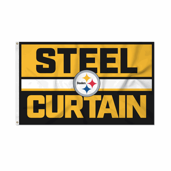 Pittsburgh Steelers Bold 3' x 5' Banner Flag