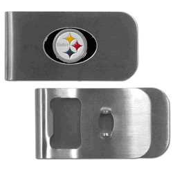 Pittsburgh Steelers Bottle Opener Money Clip