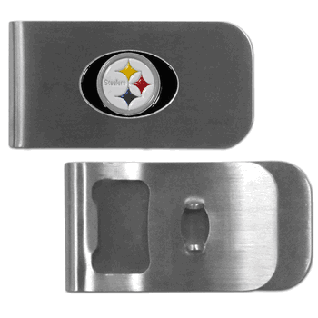 Pittsburgh Steelers Bottle Opener Money Clip